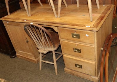 Lot 580 - A 19th century pencil desk