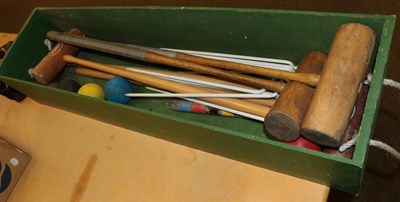 Lot 387 - A 20th century croquet set