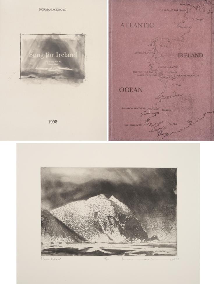 Lot 3017 - Norman Ackroyd CBE, RA (b.1938) ''Song for Ireland - Ten Etchings from the Atlantic Coast'' The...
