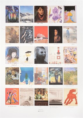 Lot 3018 - Various Artists  ''Founders Print''  Lithograph comprising twenty-five postcard size images...