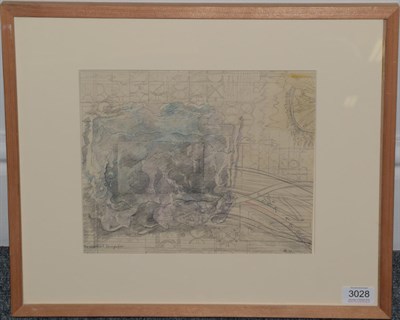 Lot 3028 - Norman Adams RA (1927-2005) ''The Celestial Composer'', Study for decoration at St. Anselm's Church