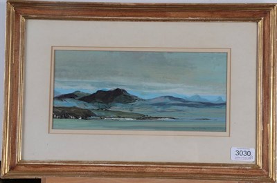 Lot 3030 - Tom H Shanks RSW RGI PAI (b.1921) ''Landscape- Autt Bea''  Signed, mixed media, together with a...