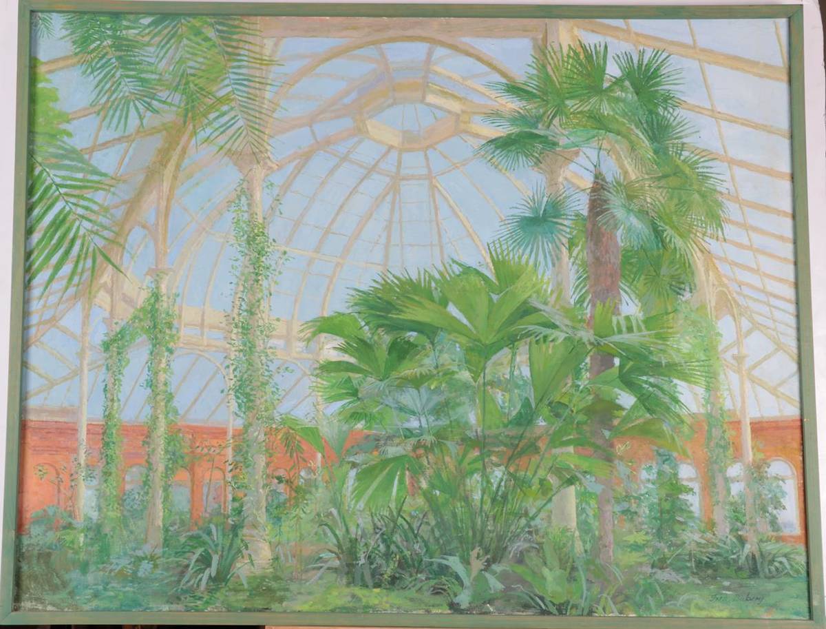 Lot 3072 - Fred Dubery (1926-2011)  ''Kew Gardens'' Signed, oil on canvas, 70cm by 90cm  Artist's Resale...