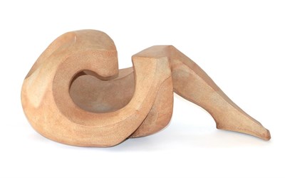 Lot 3120 - Brian Ashton (20th/21st century) Reclining nude Stoneware, 31cm by 75cm  Artist's Resale...