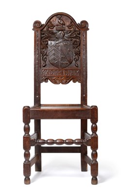 Lot 3575 - Mouseman: A Rare Early 1920's Robert Thompson of Kilburn English Oak Chair, the earlier back...