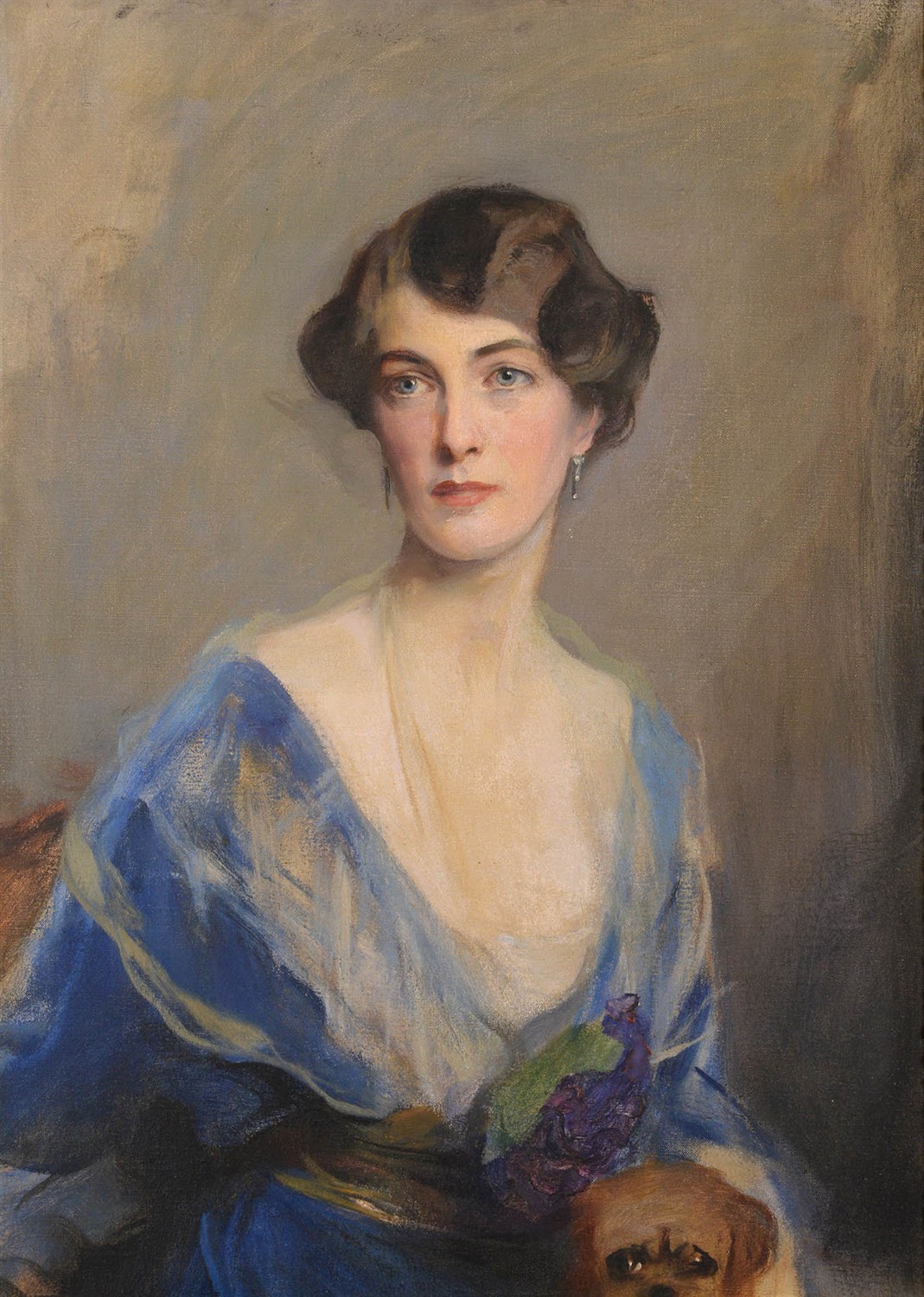 Lot 555 - Philip Alexius de László MVO, PRBA (1869-1937) Hungarian Portrait of Lady Armatrude Waechter...