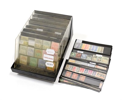 Lot 29 - Commonwealth in Clear Faced Storage Box: Commonwealth sets, single stamps and better values on...