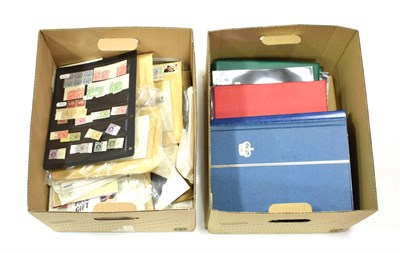 Lot 73 - All World Balance Lot In Two Large Filing Boxes - With mint GB and Commonwealth, useful mint GB...