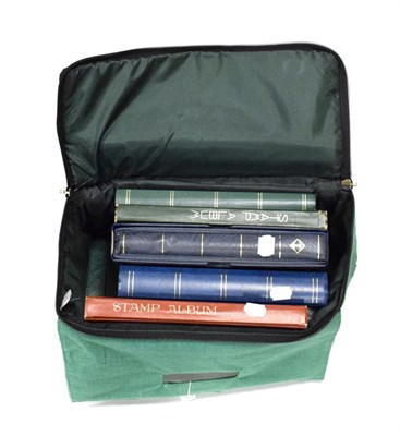 Lot 86 - Thematics Collection in 5 Large Stockbooks in a green canvas bag. With mint and used collections of