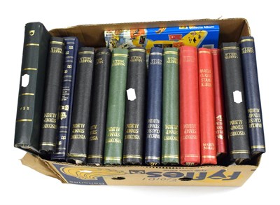 Lot 90 - GB, Commonwealth and World in Large Box In 15 Volumes - Including a collection of GB from 1d Black