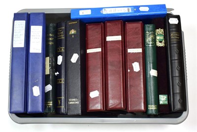 Lot 113 - Carton of Mainly Commonwealth values in 12 albums and binders, noted GV St Helena used up to...