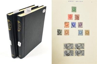 Lot 137 - GB and Commonwealth Collection - Two green albums with a general collection of QV to KG6th...