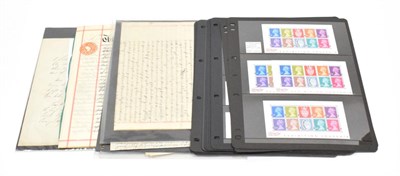 Lot 160 - GB Booklets and Mini Sheets Collection Plus Ephemera - Mainly Pre Decimal Machins with 2/- to...