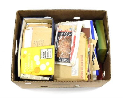 Lot 180 - Large Box Of GB, Commonwealth and World Stamps and Covers in boxes, packets, loose etc. Note...