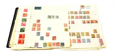 Lot 187 - Seychelles and Mauritius - Collections on album leaves, quite extensive with strength in duplicated