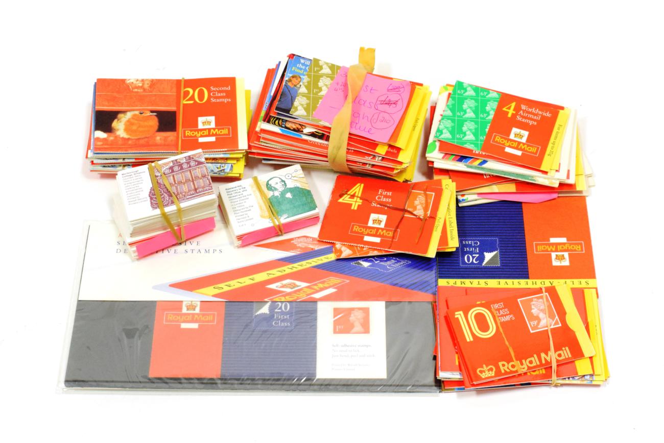 Lot 541 - GB Face - Current Postage in a small box of mainly 1st and 2nd class booklets. Also some lower...