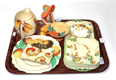 Lot 12 - ^  Royal Doulton including Syren pattern pin tray, a set of six plates and matching cake plate,...