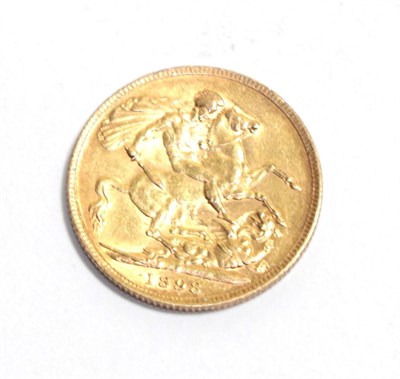Lot 81 - A gold sovereign 1898
