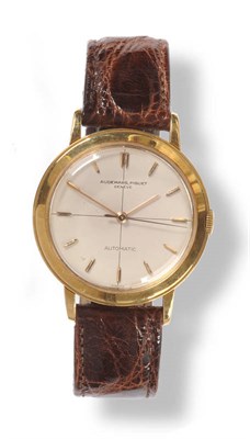 Lot 423 - A Fine 18ct Gold Automatic Centre Seconds Wristwatch, signed Audemars Piguet, Geneve, circa...