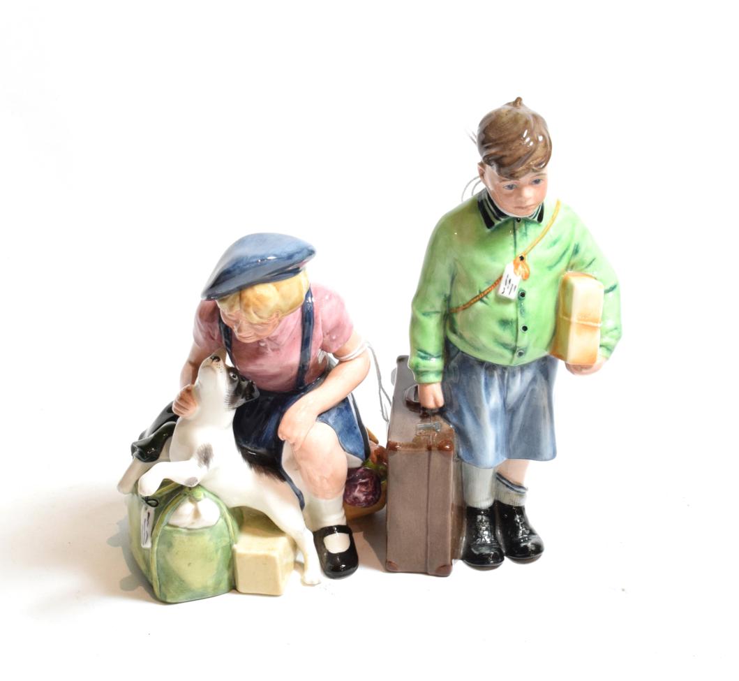 Lot 136 - Royal Doulton 'The Home Coming' limited edition 4324/9500 and 'The Boy Evacuee', limited...