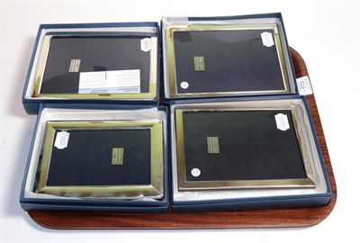Lot 173 - A pair of Elizabeth II silver photograph-frames and two others, by Carrs, Sheffield, 2006, 2009 and