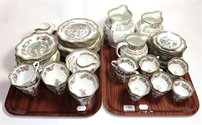 Lot 184 - Coalport tea and coffee set, Indian tree pattern (two trays) (approximately sixty pieces)