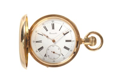 Lot 429 - A Fine Full Hunting Cased Keyless Pocket Chronometer with a Rare Duo In Uno Helical Balance Spring