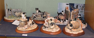 Lot 193 - Border Fine Arts collie models to include 'Element of Surprise', ' Out of Harm's Way' and 'Let...