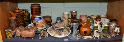 Lot 201 - Group of Studio pottery, including stoneware