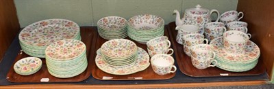 Lot 203 - ^ Minton ''Haddon Hall'' dinner and tea wares including: thirteen cups and saucers, teapot,...