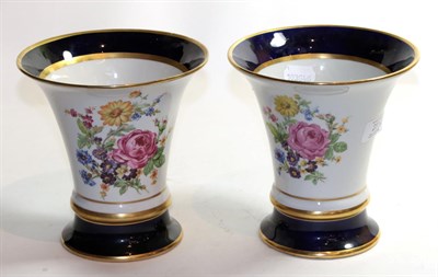 Lot 231 - A pair of hand-painted Royal Dux Vases