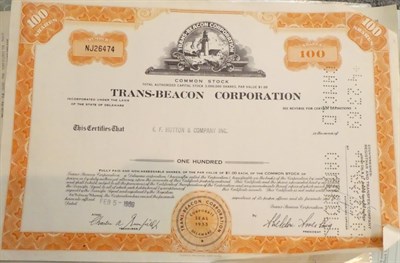 Lot 311 - Share certificates: a large quantity with some attractive USA, but mainly UK share sale and...