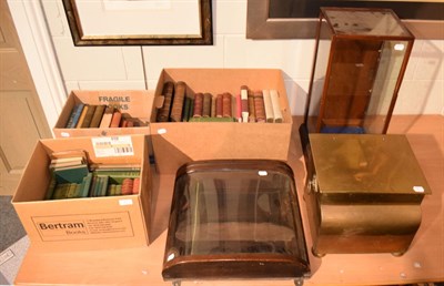 Lot 354 - Six boxes of various books (two on natural history); literature; history; some leather bound