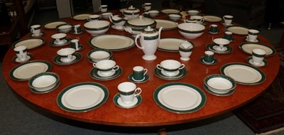 Lot 358 - A Royal Worcester Damask pattern, tea, coffee and dinner set