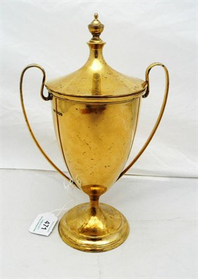 Lot 471 - A George V Silver Gilt Trophy Cup and Cover, Henry Wigfull, Sheffield 1927, in George III style, of