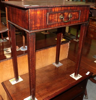 Lot 1248 - A 19th century mahogany side table