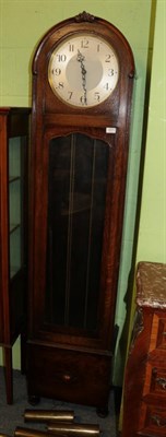 Lot 1271 - An Art Deco chiming longcase clock, signed Enfield