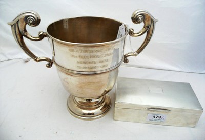 Lot 479 - An Edward VII Twin-Handled Trophy Cup, Henry Wigfull, Sheffield 1903, of girdled semi-ovoid...