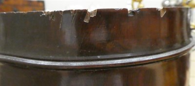Lot 650 - A Lignum Vitae Wassail Bowl and Cover, circa 1680, the ring turned cover with baluster finial, on a