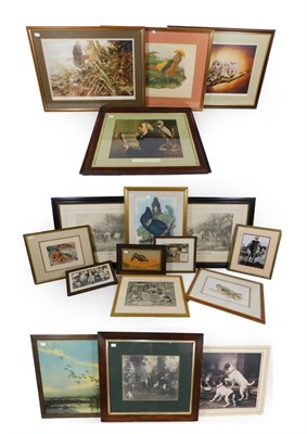 Lot 303 - Sporting: A Collection of Sporting & Natural History Pictures, a varied collection of prints, black