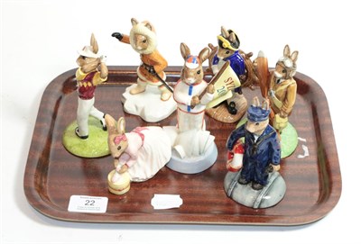Lot 22 - Royal Doulton Bunnykins including 'Sydney 2000', limited edition 1643/2500 and a christening...