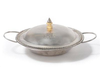 Lot 532 - A George III Irish Provincial Entree Dish and Cover, Stephen Walsh, Cork, circa 1780, the plain...