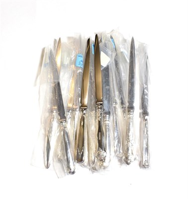 Lot 235 - Fifteen various Elizabeth II silver paper-knives, by William Yates, Sheffield, 1992, 1996 and 1997