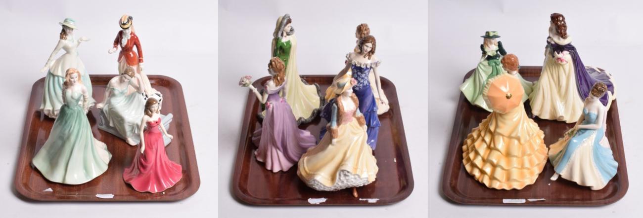 Lot 271 - Three trays of Royal Doulton and Royal Worcester and other ladies