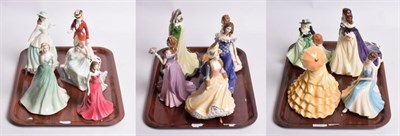Lot 271 - Three trays of Royal Doulton and Royal Worcester and other ladies