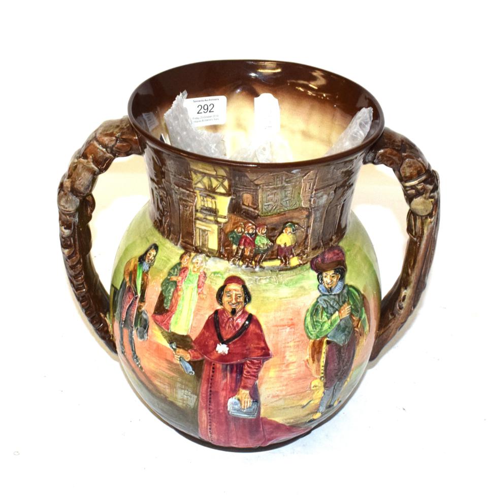 Lot 292 - A Royal Doulton loving cup, Three Musketeers, 263 of 600