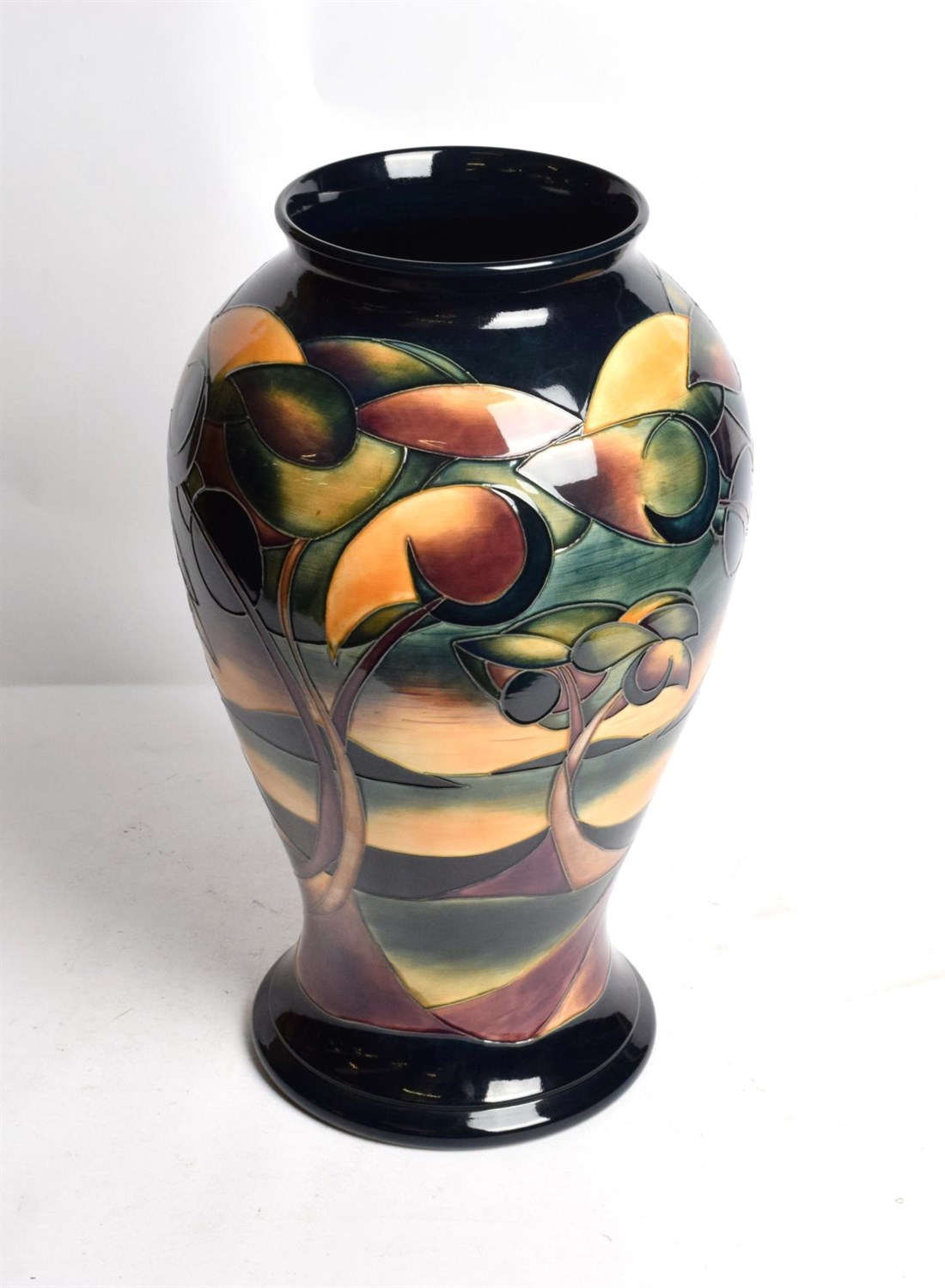 Lot 322 - A modern Moorcroft Western Isles 65/16 vase, designed by Sian Leeper, numbered 44