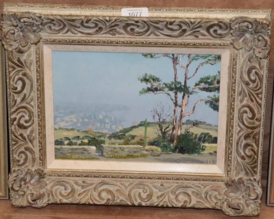 Lot 1077 - Frederick Firth, Ramsey, oil on canvas laid on board, 16cm by 24cm