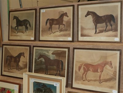 Lot 1081 - After John Fredrick Herring, a collection of sporting prints of racehorses (6)