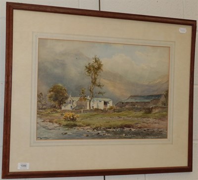 Lot 1086 - Wycliffe Eggerton RI, RCA '' Ullswater and Hellvellyn'', signed watercolour